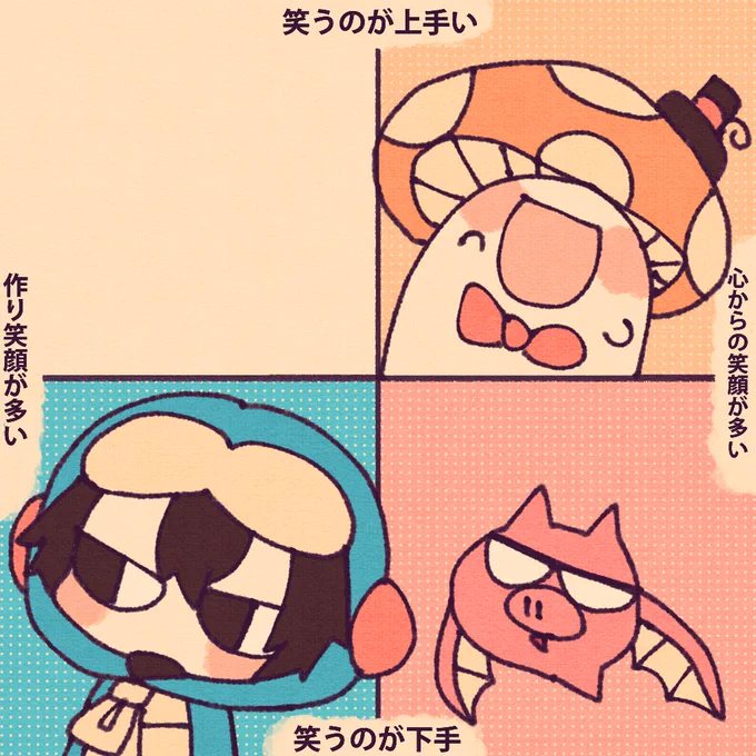 【創作】テンプレをお借りしました!
 #キノコとアオムシ 