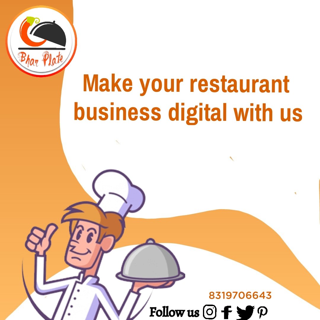 Grab the best Opportunity to grow your #foodBusinesses in #Covid Outbreak which is new normal now.

Yes. Make your #Restraunt Business #Digital With us🤩.
( call or DM for more details 👍)
#bharplate #godigital #digitalrestaurant #digitalmenucard #digitalbilling #businesideas