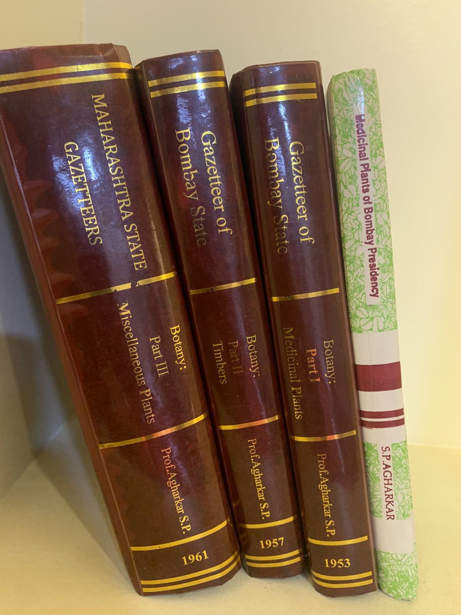 Prof  #Agharkar also contributed to  #Flora of  #Bombay  #Maharashtra  #Presidency and  #botany sections of  #gazetteer