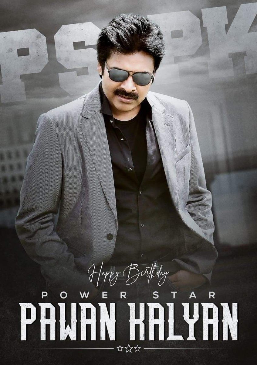 Wishing a very Happy Birthday to the one and only Power Star <a href="/PawanKalyan/">Pawan Kalyan</a> Garu. Your Hardwork, Dedication, Simplicity and Leadership are always inspiring. I heartfully wish you a great political career ahead and can't wait to watch your next films.
#HBDPawanKalyan