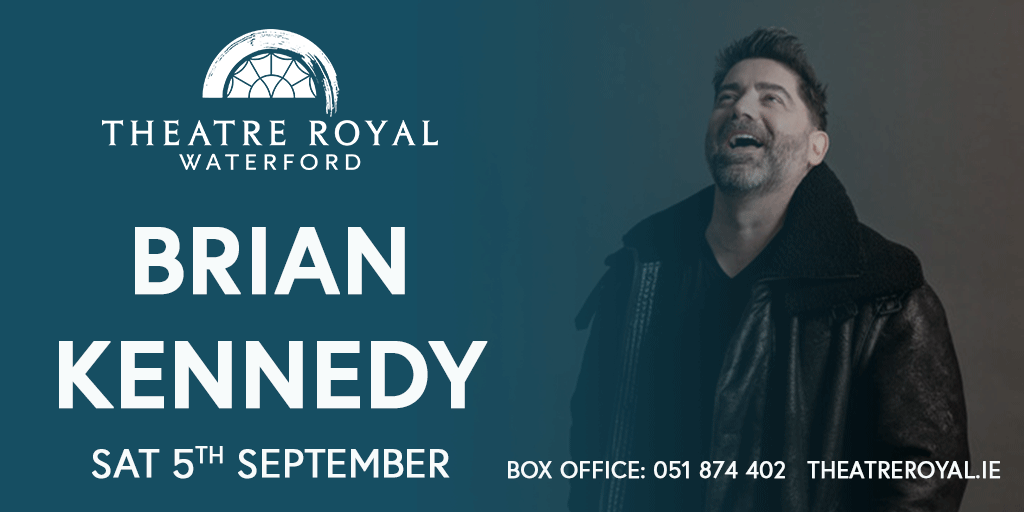 theatreroyalw's tweet photo. Don't miss the wonderful Brian Kennedy at Theatre Royal Waterford  this Saturday 5th September - only a few tickets left!
🎟 https://t.co/dKF2BuO0AU 
#Waterford #Kilkenny #NewRoss #Youghal #Dungarvan #Tramore #Clonmel #Cork #Wexford https://t.co/2rt37OTgOF