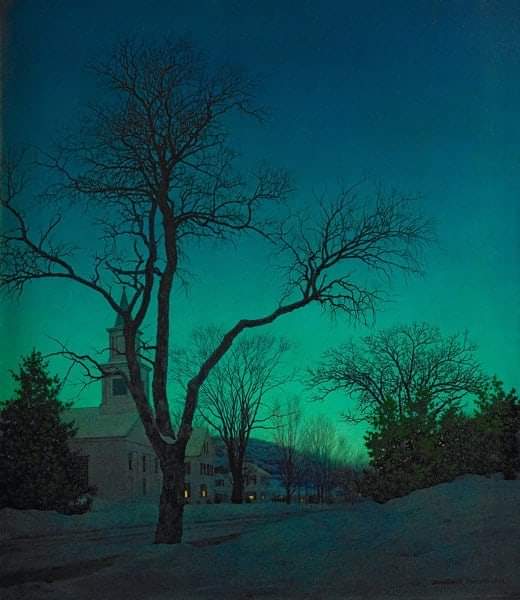 At Close of Day, 1941by Maxfield Parrish(ok there's no moon in this but.... i might just start adding night time images in this thread lol)