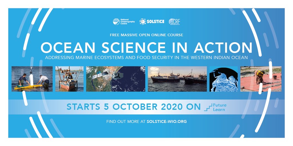 #SOLSTICEwio Free Online Course - Ocean Science in Action - is now open for enrollment on #FutureLearn: bit.ly/OceanScienceMO… 
.
#WIO #MOOC #OceanScience #research #FoodSecurity #Sustainability #SDG #WesternIndianOcean