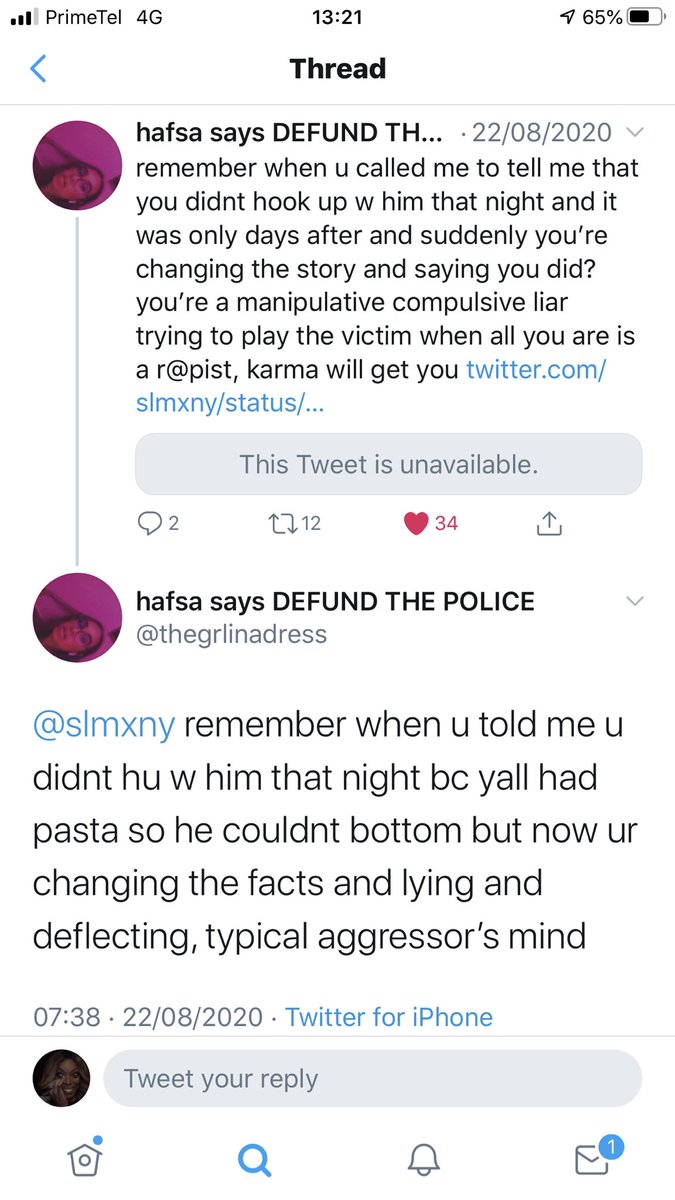  @slmxny has deactivated when the allegations came to the surface without addressing them and now reactivated with a private account. You can read a bit more of the story from these tweets.