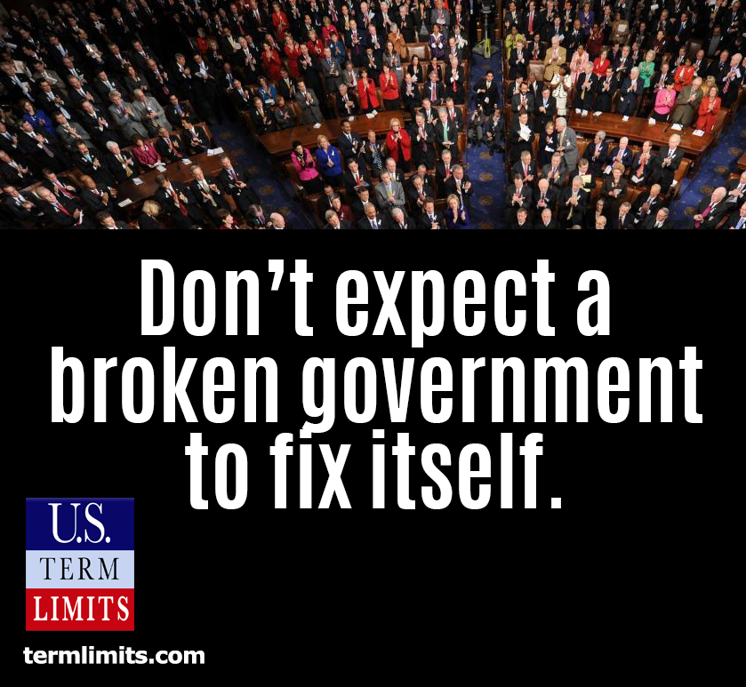 USTermLimits's tweet photo. Don't expect a broken government to fix itself. Sign our term limits petition today.
https://t.co/xSJan35iCJ
#TermLimits https://t.co/PcmMaNdZEO