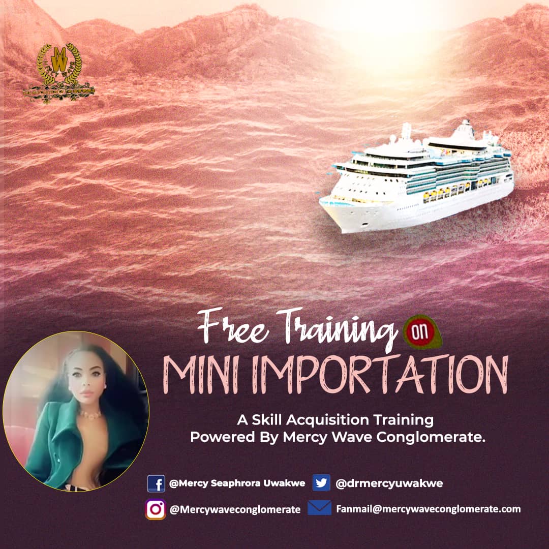 Join us for an empowering course on Mini Importation by renowned specialists. 

Date: 10th September 
Time: 8:30pm

Click this link to join our virtual telegram classroom t.me/joinchat/RmuVw…

Mike