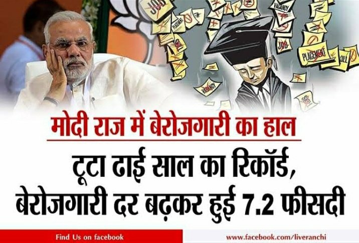 akhand_0001's tweet photo. #StopPrivatisation_SaveGovtJob
#SpeakUpforSSCRailwaysStudends 
#RRBExamDates 
#rrbexamdates
Government should listen the voice of students, they do not have option to boycott to faceoff....
Unemployment rate is higher in ever of several decades...
@PMOIndia 
@RailMinIndia https://t.co/Qa7k98qEZM