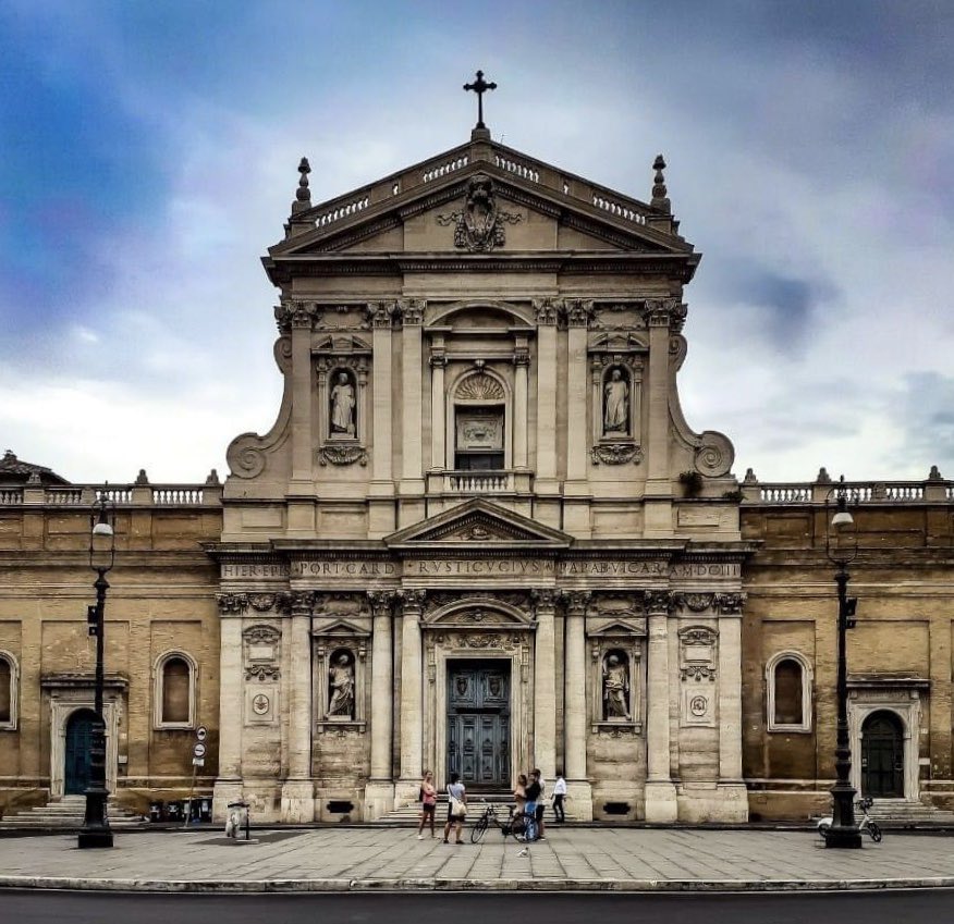 The Baroque façade of the church of Santa Susanna by Carlo Maderno (1603)