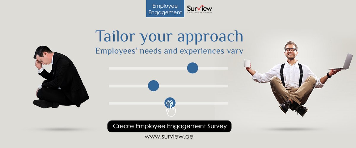 Surview1's tweet photo. Employees needs, experience and expectations vary. Create Employee Engagement Survey with Surview to tailor your approach. Tested questions and ready-to-use survey templates are available. Visit now https://t.co/4pFnBYF8Vh. Contact for assistance info@surview.ae | +971 55 5586803 https://t.co/chHKTspP3U