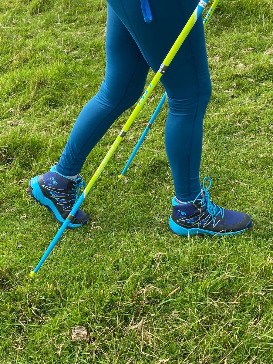 Wearing the new Grubs Explore Boot, has great ankle protection, very comfortable , with a deeper tread. Waterproof.#Grubs #walx #nordicwalkinguk #walxderwentdales