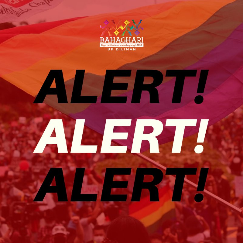 BahaghariUPD's tweet image. TIYAKIN ANG LIGTAS, ABOT KAYA, AT DEKALIDAD NA EDUKASYON! 

Mariing kinukundena ng Bahaghari UP Diliman ang desisyon ng Board of Regents na tanggihan ang pag-urong ng pagbubukas ng klase! 

#WalangIwananUP
#UPNotReady
#PostponeClassesUP