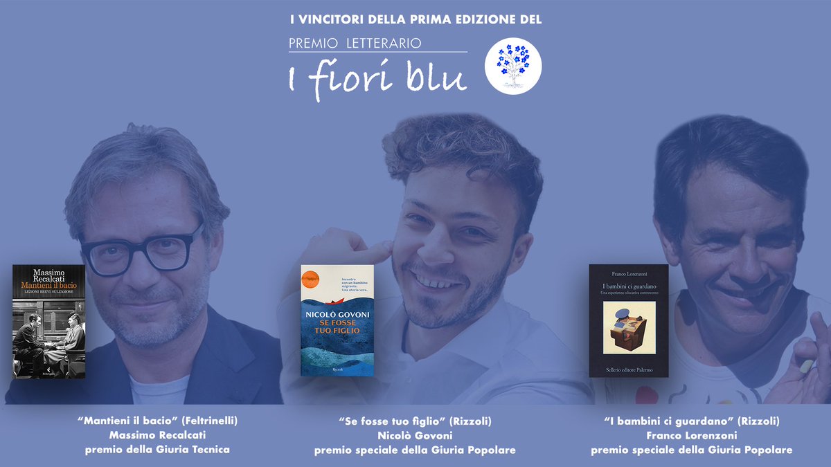 I fiori blu - Premio (@premioifioriblu) on Twitter photo I vincitori della 1ª ed. del premio #Ifioriblu #MassimoRecalcati premio giuria tecnica <a href="/nicologovoni/">Nicolò Govoni</a> e <a href="/cencicasalab/">Franco lorenzoni </a> premio speciale della giuria popolare. L’appuntamento è a #Foggia l’11 settembre per la serata finale del Premio. I vincitori della 1ª ed. del premio #Ifioriblu #MassimoRecalcati premio giuria tecnica <a href="/nicologovoni/">Nicolò Govoni</a> e <a href="/cencicasalab/">Franco lorenzoni </a> premio speciale della giuria popolare. L’appuntamento è a #Foggia l’11 settembre per la serata finale del Premio.