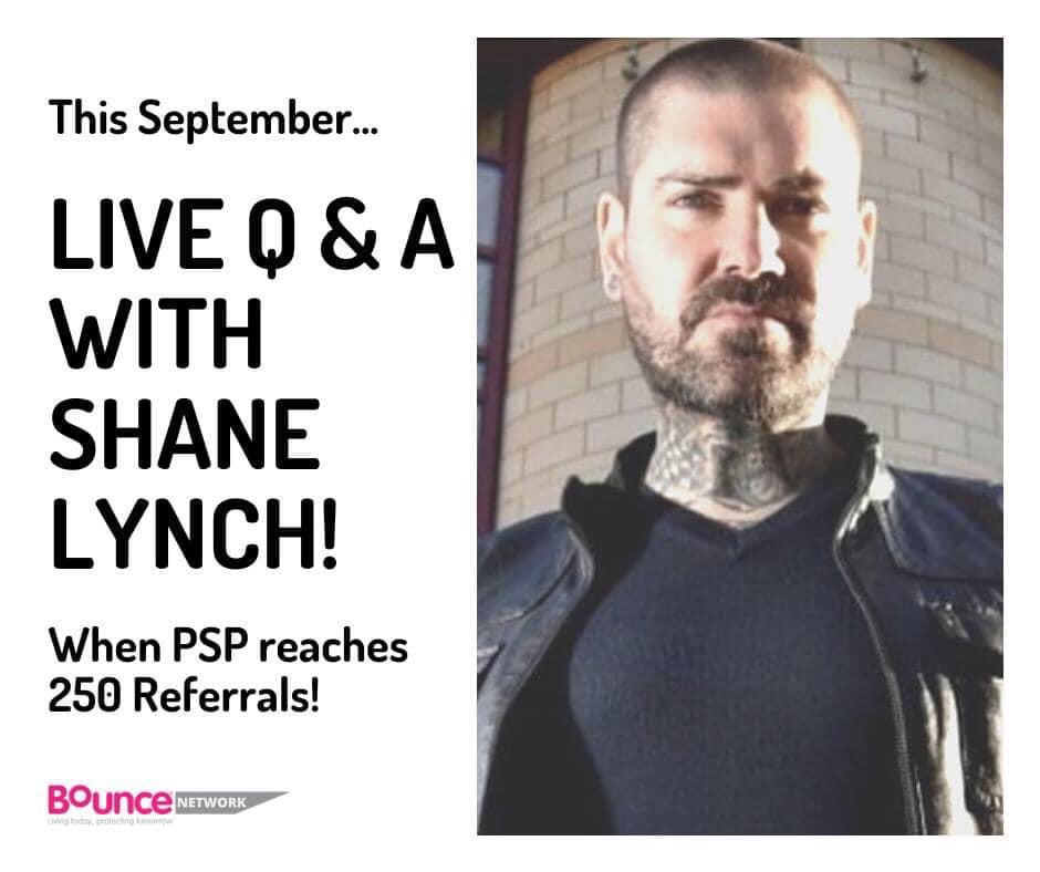 What would you ask Boyzone super star @shanelynchlife? Now is your chance...but first we have to collectively hit 250 referrals which means talking to all the people you know and love about life insurance! To become part of this mission, get in touch TODAY!