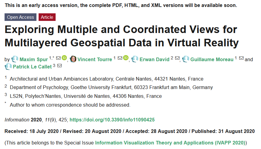 InformationMDPI's tweet photo. #NewPaper Exploring Multiple and Coordinated Views for Multilayered Geospatial Data in Virtual Reality
#virtualenvironment
#datavisualization
#multipleview; #geospatial data visualization
#immersiveanalytics
https://t.co/3KyA5HMMQ9
@InformationMDPI
@MDPIOpenAccess https://t.co/2eQGc1xO35
