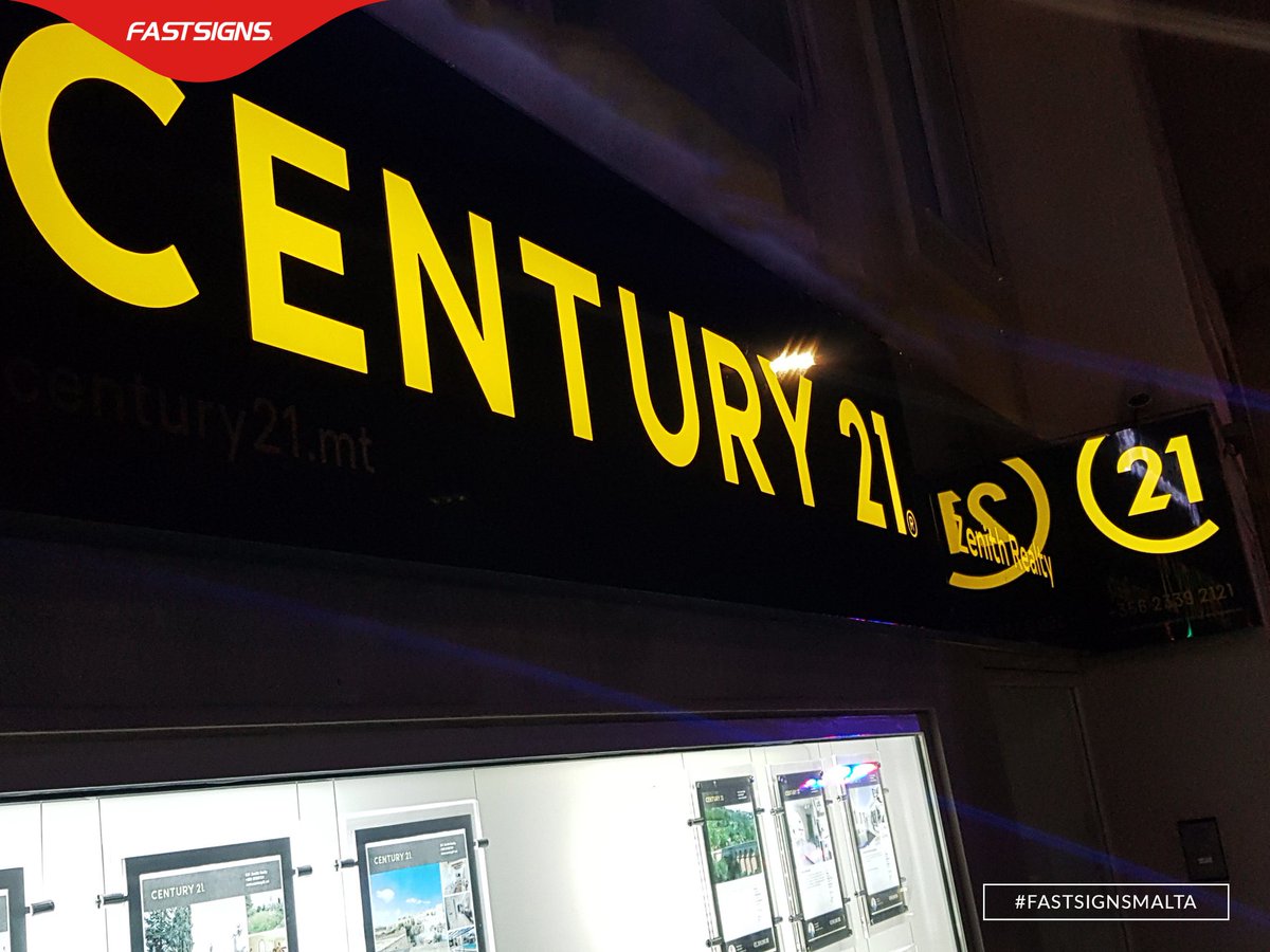 Looking great in all light conditions. Quality re-branding @ Century 21 Zenith Realty.
#fastsignsdidit #acpcladding #illuminatedsignage #realestateledwindowpockets