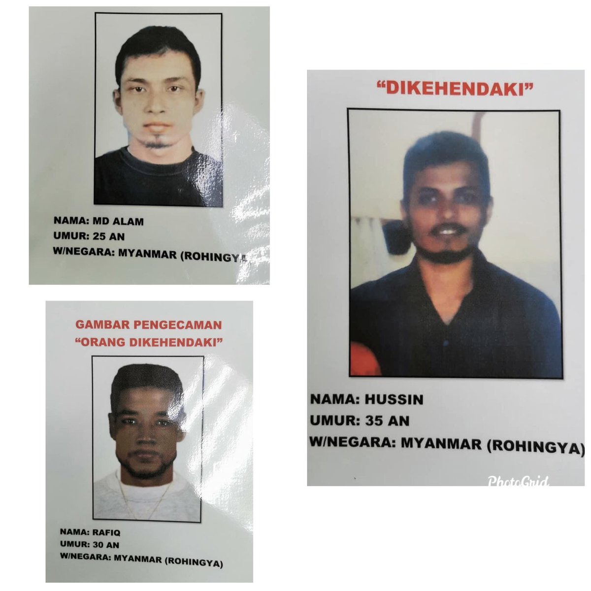 redzuanNewsMPB's tweet photo. Sebarkan.

Ketua Geng Jahan (wanita etnik Rohingya)diburu polis bersama 3 yang lain.

6 sudah ditangkap sejak Jumaat lepas.

Geng etnik Rohingya ini aktif samun bersenjata dan pecah rumah di 3 daerah, Klang, Kuala Selangor dan Kuala Langat sejak Februari lepas.@BuletinTV3 https://t.co/IwFwPon1a8