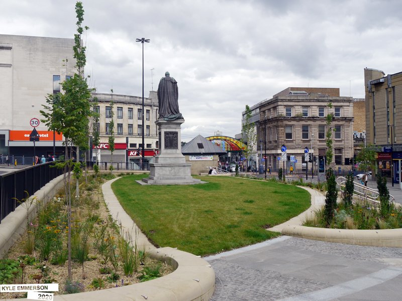 SheffieldRising's tweet photo. The recently completed landscaping at Fitzalan Square #Sheffieldissuper https://t.co/56zTL0IJw5