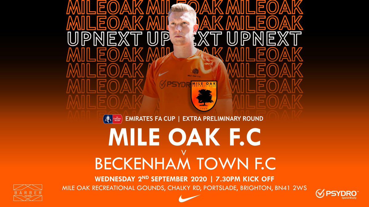 mileoak_fc's tweet photo. 📢 Matchday 🐝🐝🐝🐝 📢

After 6 months, the day is finally here. 

Tickets, delighted to confirm we've sold over half 👏👏

So please do buy online today rather than risking it on the gate, max 300 capacity

📆 Wed 2 Sep
⏰ 7.30 KO
🆚 @beckenhamtownfc 
🏆 FA Cup https://t.co/cDG2yyfP7v