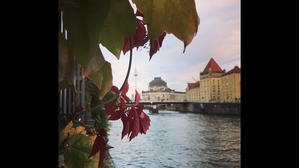 KWaldersee's tweet photo. Changing colours in Berlin. #autumncolours #berlinviews #bodemuseum #riverspree https://t.co/g7Zv5jhH2X