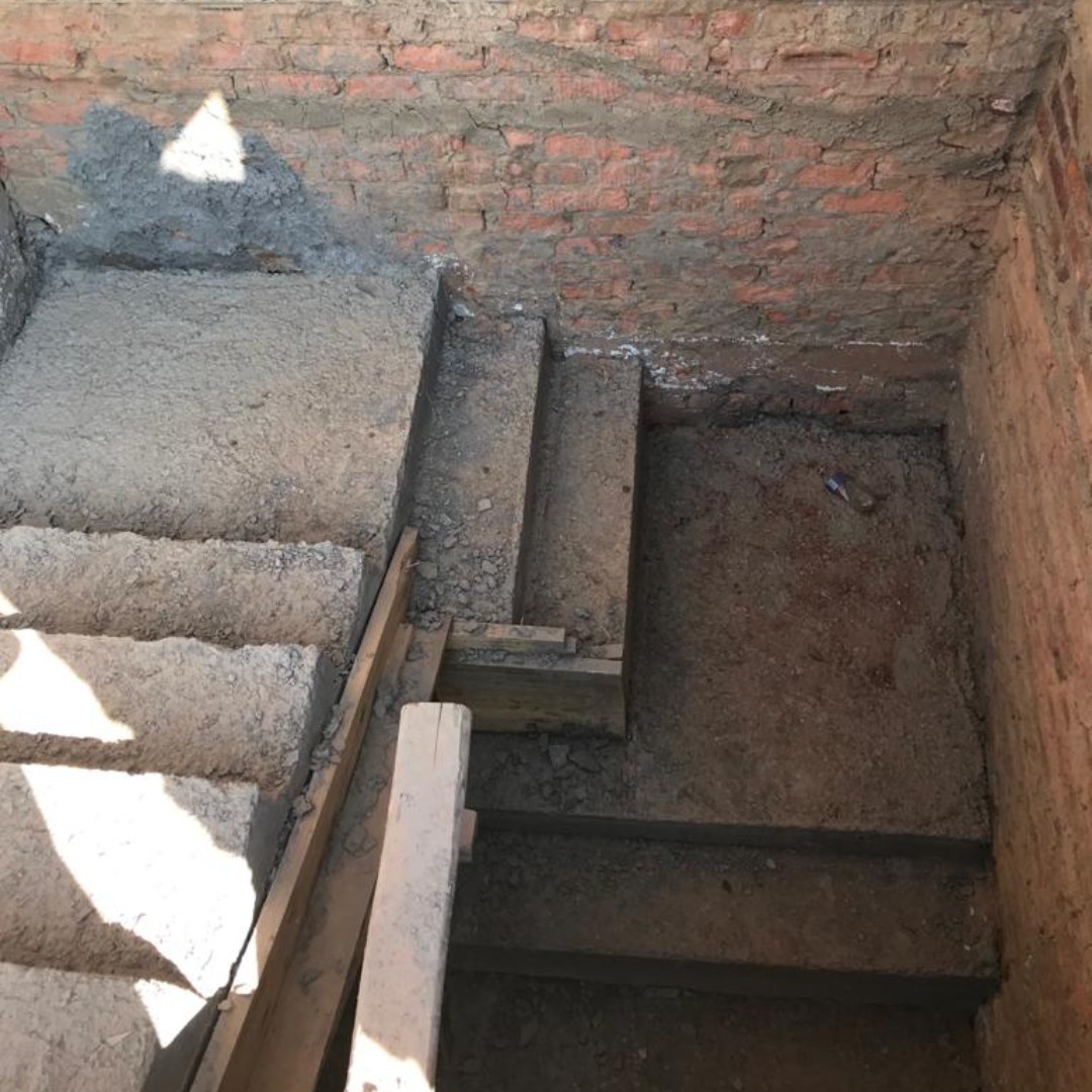 effectsinterior's tweet photo. Staircase update... The concrete has been cast! This staircase will be a combination of wood, steel and concrete when it is completed.  Watch this space! https://t.co/HsFk9ZHCuX