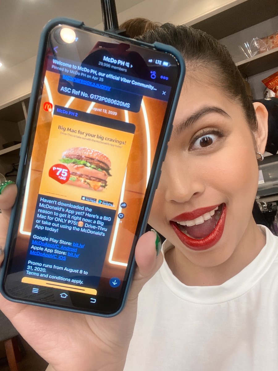 mainedcm's tweet photo. Alam niyo bang P75 na lang ang BIG MAC 🍔 for NEW USERS of the McDonald’s App? Madami pang exclusive deals and discounts sa McDo kaya sali na sa McDo PH Viber Community to get updates on promos like this! https://t.co/KTC0SEHwL4 https://t.co/8tsBcbmvUb