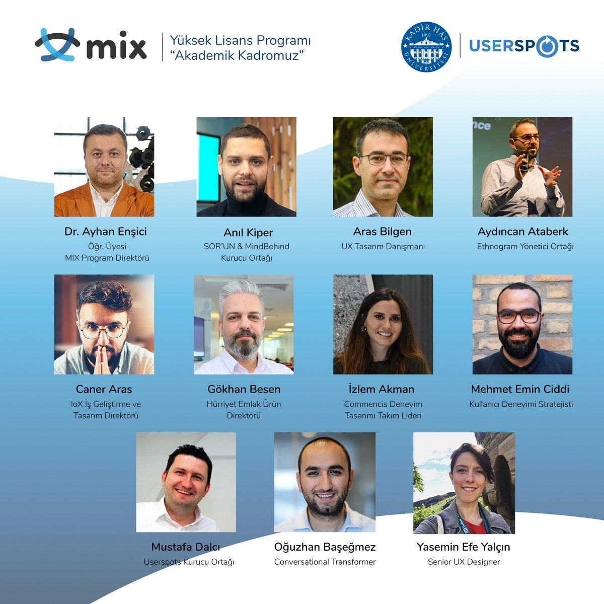 UX alanında kendini geliştirmek ve uzmanlaşmak isteyenlere yönelik hazırlanan, sektörel uygulama projeleri odaklı ve alanında uzman öğretim görevlileri tarafından verilen derslerle yapılandırılan MIX'in son başvuru tarihi 4 EYLÜL! Detaylı bilgi: mix.khas.edu.tr