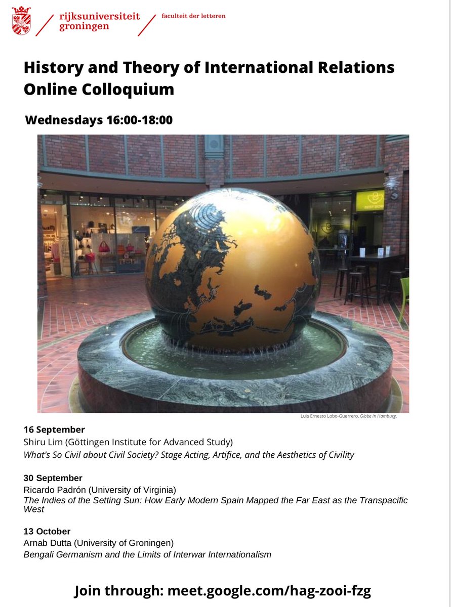 HTIR History and Theory of International Relations (@htirgroningen) on Twitter photo 