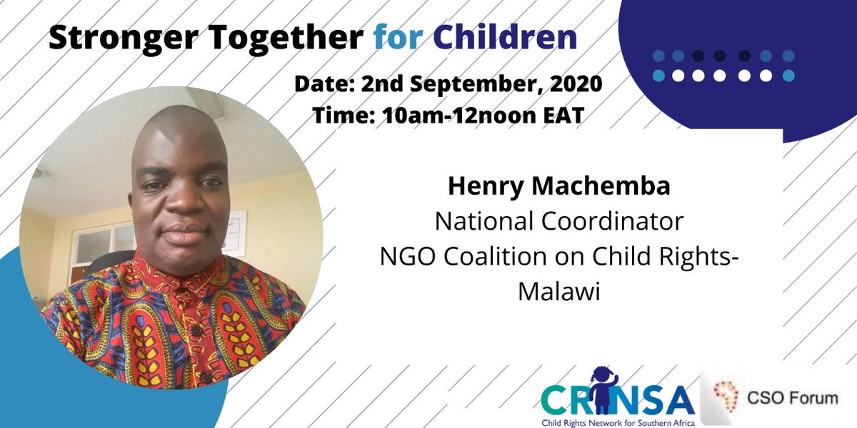 ACERWC_CSOForum's tweet image. #ACERWC35SideEvent
#StrongerTogetherForChidren
@CRNSA4
@MTotoNews @acerwc @ACERWC_CSOForum @Save_AU_Liaison @ESASavechildren 
Investing in Children by setting up child friendly budgeting processes ensures a better tomorrow ✨