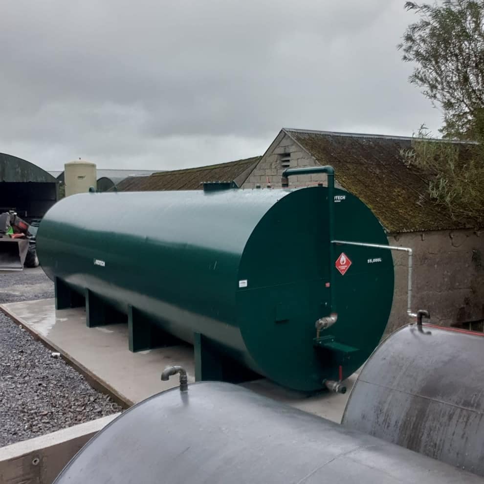 Rotech_Wexford's tweet photo. Recent installation of a 55,000 litre Bunded Tank. Also installed customers 5th @piusiofficial Ocio Tank Gauge to monitor tank levels #piusi https://t.co/ZiAQBRjPJl