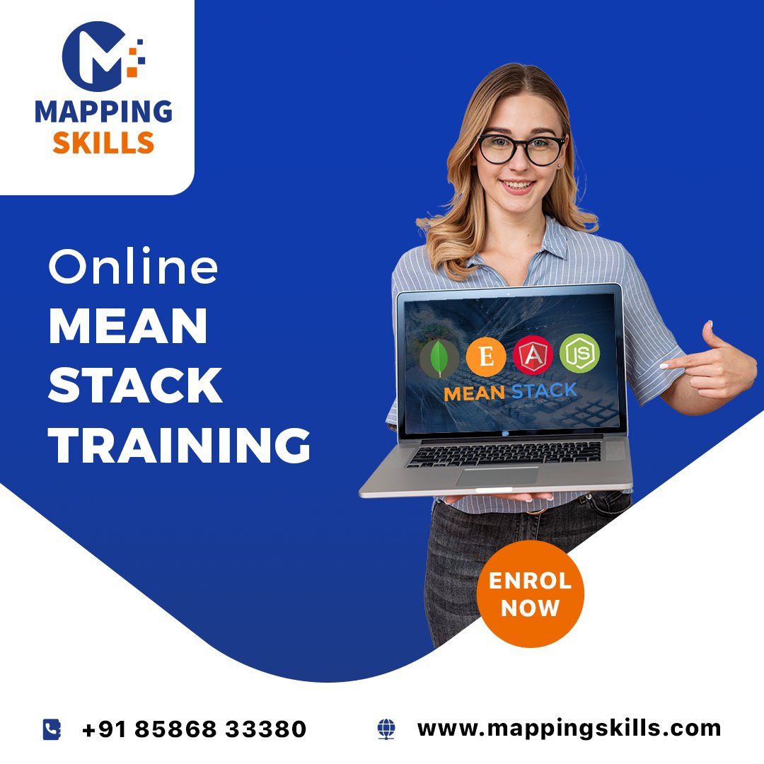 MappingSkills's tweet image. ✔Real-Time live project
✔100% Job Placement Assistance
For more info
📱 Call/whatsapp : +91-8586833380
✉️info@mappingskills.com
Visit Us: bit.ly/3bjfBVx
#Mean_Stack_Development #Online #Training #Course #institute #JobPlacementAssistance #Education #Mappingskills