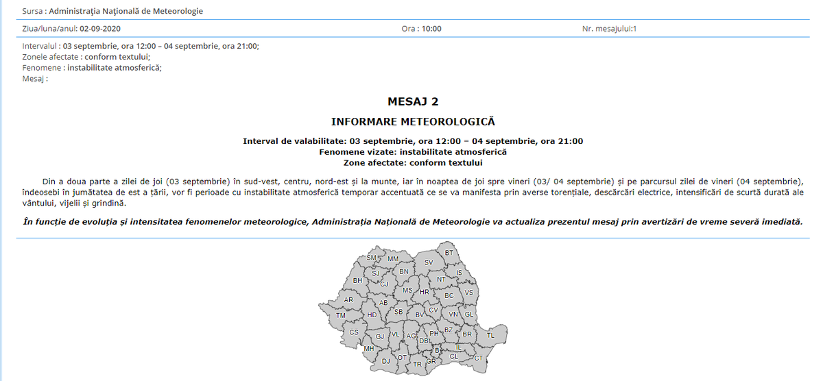 prognozemeteo's tweet photo. Sud-estul României și sudul Moldovei au parte de încă o zi caniculară. Apoi ne răcorim și avem parte de ploi în aproape toată țara. #ANM a emis #codgalben de caniculă și informare meteo pentru instabilitate. https://t.co/O60tq5mk9G