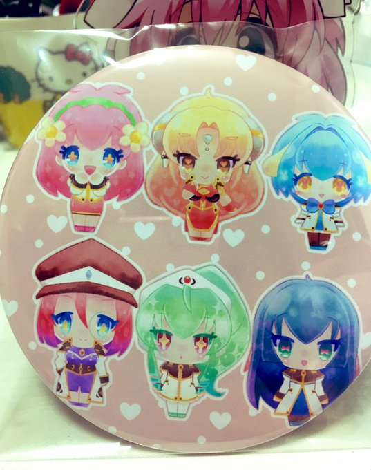 バッグ印刷がかなり薄くて凹みだったのでドデカイ缶バッジ作りました。10センチ #GAロス探ツアー 