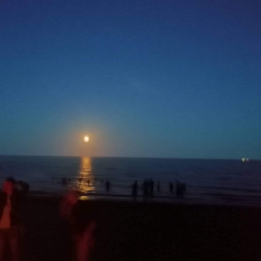 RoseKingsley1's tweet photo. Yesterday I celebrated another #birthday after a bootcamp in the morning I swam under the #CornMoon at Coryton Cove with luminescent plankton-it was truly magical

#Devon #moon #wildswimming #beach https://t.co/w8kbQZBakX