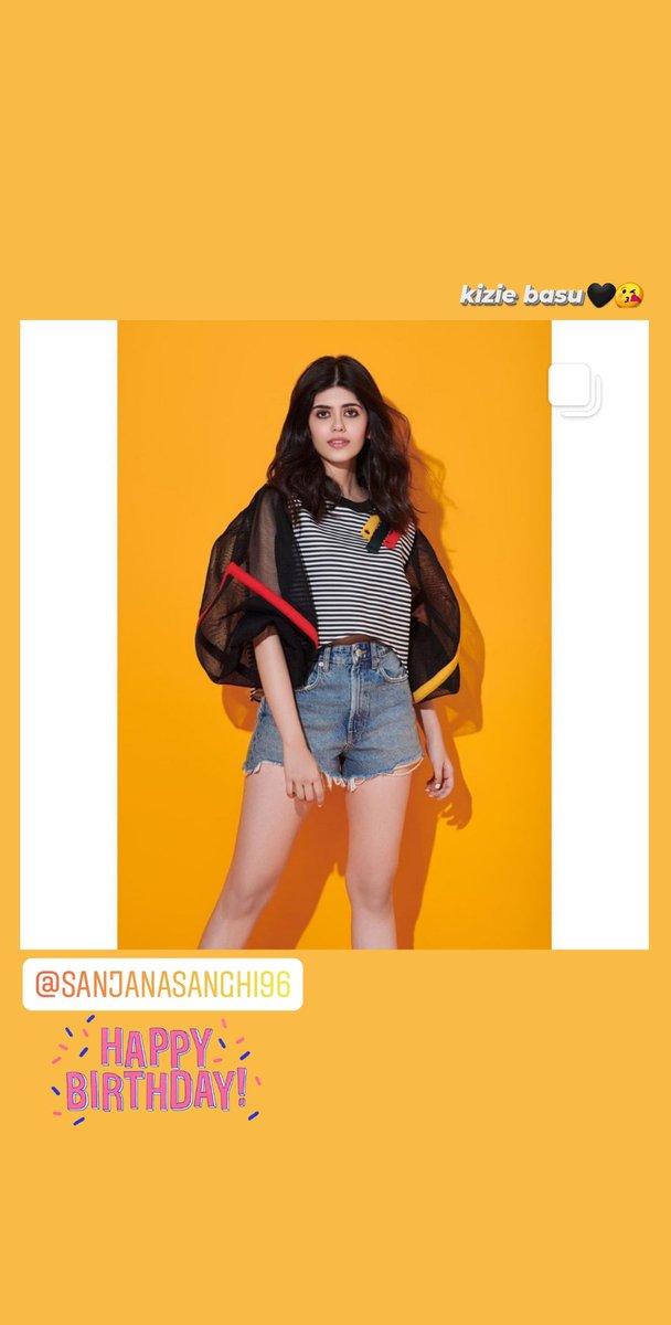 tejasbobade7781's tweet photo. Happy Birthday Kizie Basu🖤😘
@sanjanasanghi96 
#happybirthdaysanjanasanghi https://t.co/WHiOAtL5GW