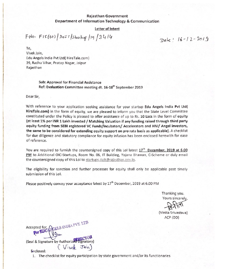 After nearly 12 months of the review meeting, and 9 months of getting approval order, #startups in #Rajasthan are still struggling to get assistance.

<a href="/DoITCRaj/">Dept of IT&C, Raj</a> Please resolve it urgently.

#RajasthanStartupsDying #iCantStart #iStart