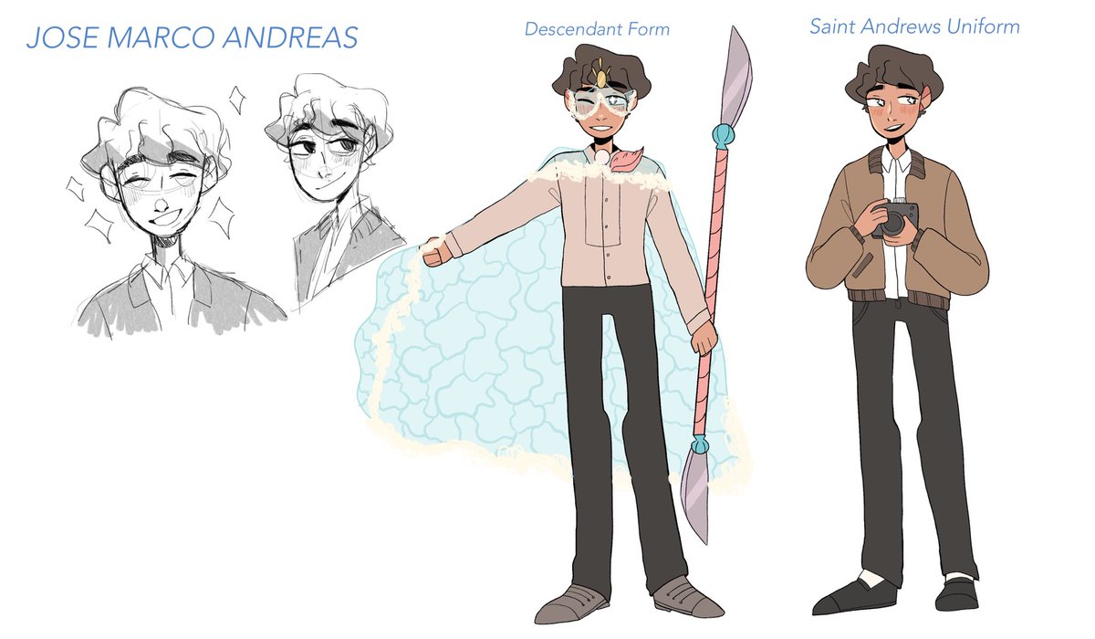 character designs for #SadyaKomiks its frankie and marco ? #artph #ocs 