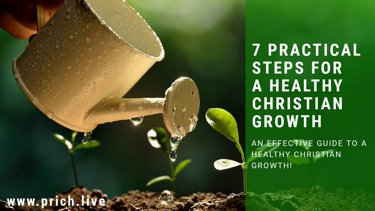 Dear brethren, if a baby is left without feeding, exercise, family association, etc, he may have stunted growth or even die.Your growth is solely dependent on you and not your Pastor, Church or God. It's your job!You can read the full article here:  https://prich.live/2020/09/02/7-practical-steps-for-a-healthy-christian-growth/