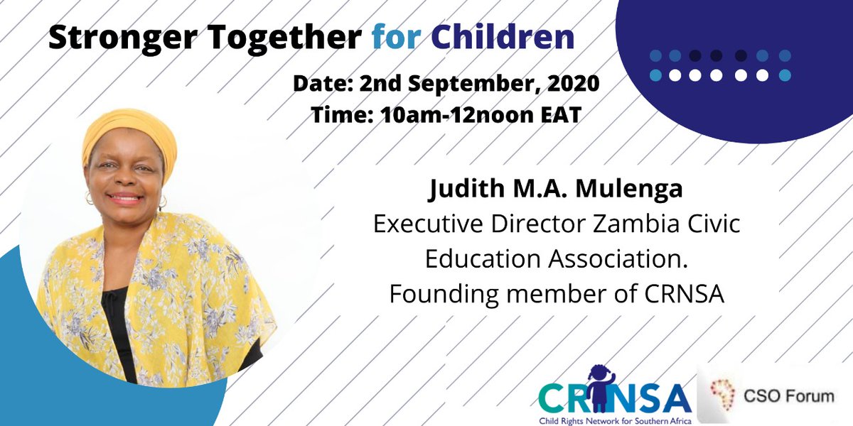 ACERWC_CSOForum's tweet image. #ACERWC35SideEvent
@acerwc @ACERWC_CSOForum @MTotoNews @CRNSA4 @ESASavechildren @Save_AU_Liaison @tdhnl_africa @EACRN @PlanAULiaison 
#StrongerTogether 
Child participation needs to be actualise from homes and their safe spaces.❤️
Let's not put up a show for leaders and publicity