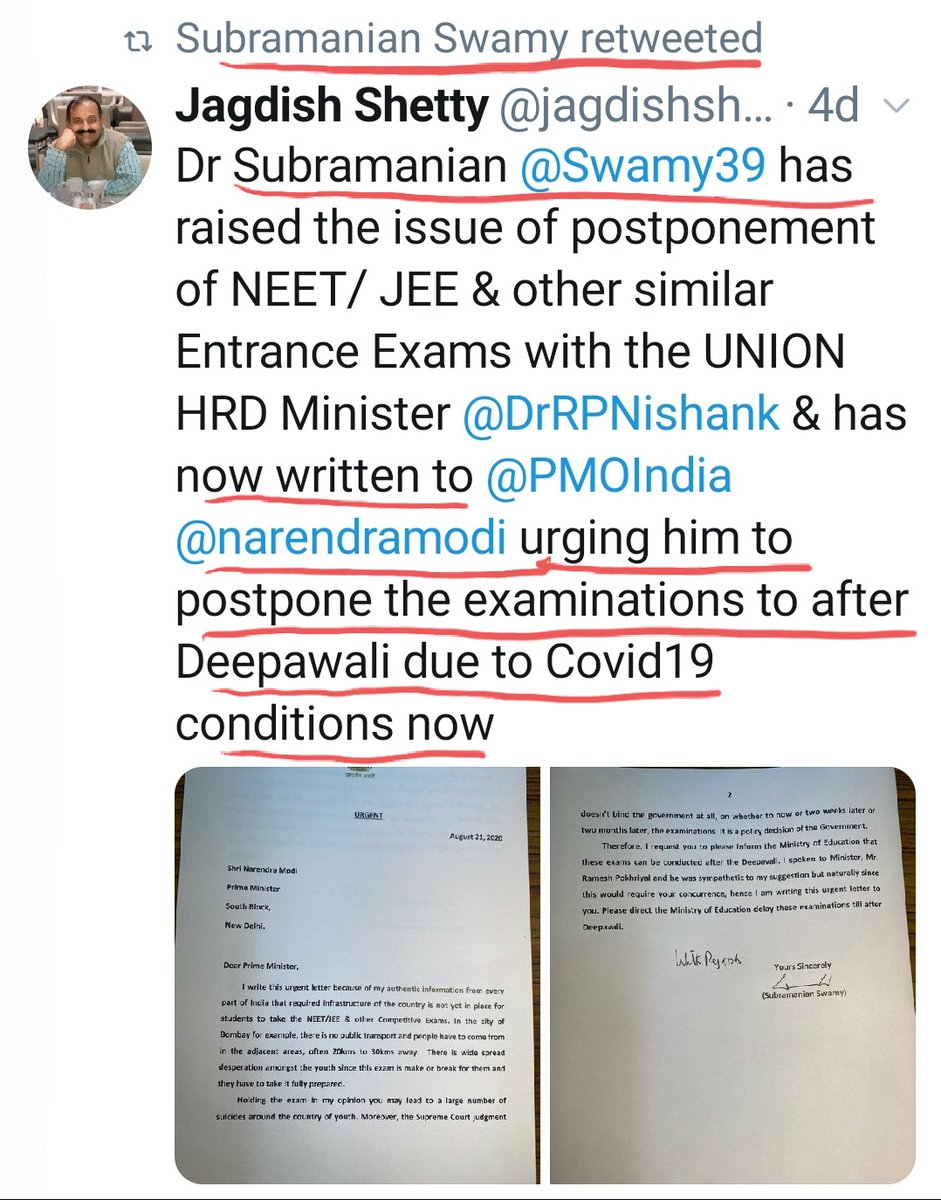 *REQUEST* First day he starts with a request letter to PM Modi..He then activates his band baja team to start singing Swamy Chalisa..*RESULT* No response..8/25