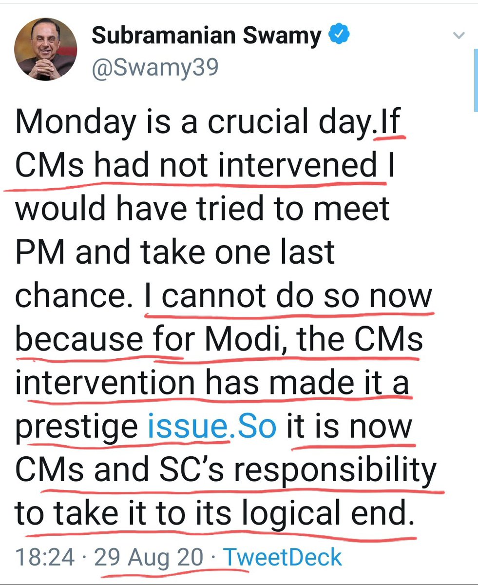 *OPEN PROVOCATION*First provoked opposition party ruled states to use Disaster Management Act, to refuse conducting exams.Second, alleged that PM Modi didn't agree to postpone the exams because this issue had become a prestige issue due to intervention of Chief Ministers.17/25