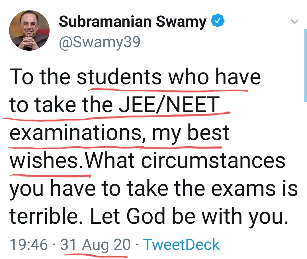 Unable to accept more humiliation, and, a loss of face with student community; burned bridges with PM Modi made a last ditch attempt for a face saver.He calls up PM's residence only to be snubbed.Finally, left with no option, he wishes the examinees best for their exams.23/25