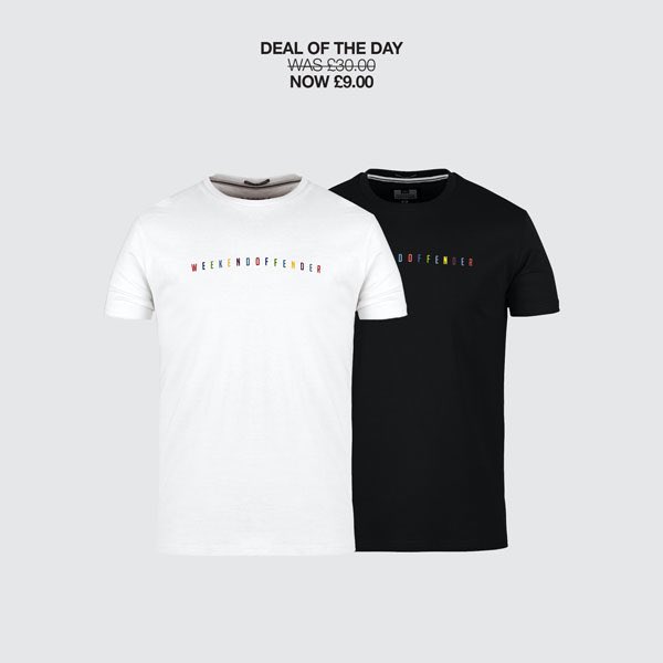 Day 9! Our Bank Holiday Specials are nearly over! Get today’s special for only £9! bit.ly/tw-WeekendOffe… #weekendoffender #bankholiday #special