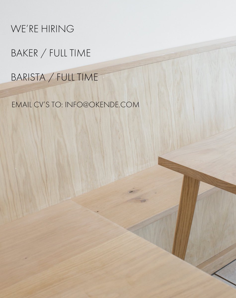 We’re growing our wonderful team at ØKENDE - email info@okende.com to apply ✨