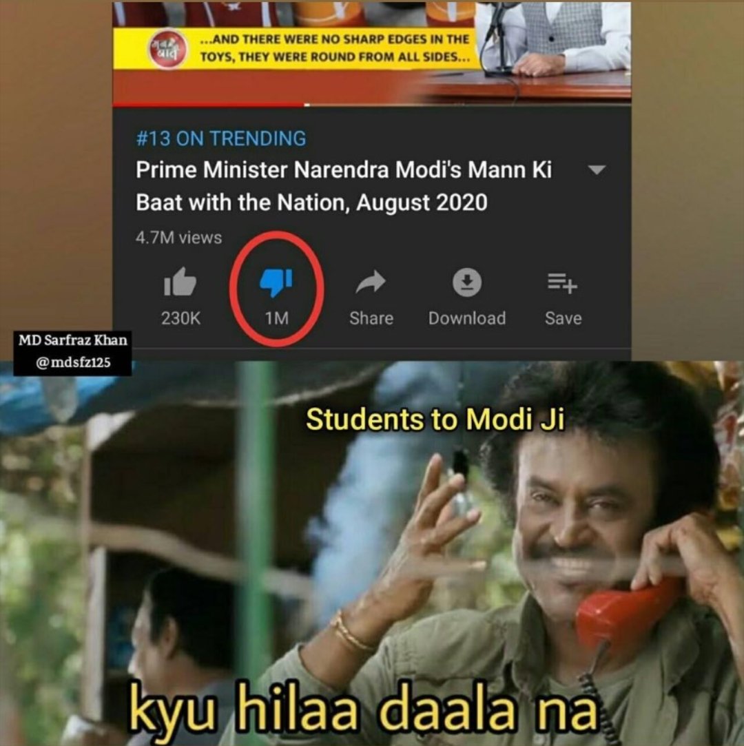 TheJenilDGohel's tweet image. Aur lo students se pange !!

#speakupforSSCRaliwaystudents #studentsAgainstUGCGuidelines #StudentsInSCForJustice #studentshateModi