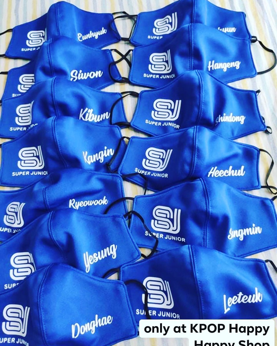 KPOPHappyHappy1's tweet photo. ‼️ORDER our SUPER JUNIOR FACE MASK‼️

Visit our faceboom page at KPOP HAPPY HAPPY SHOP for more details! 

#SuperJunior #Leeteuk #Heechul #Hangeng #Yesung #Kangin #Shindong #Eunhyuk #Donghae #Siwon #Ryeowook #kibum #KYUHYUN #elf #SuperJuniorDnE https://t.co/wnDJFi81fZ