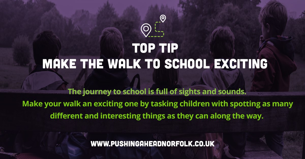 If you're back to school this week we're going to bring you some top tips for inspiring the whole family to get walking, cycling or scooting to school. Your journey, your way    #BackToSchoolSafely pushingaheadnorfolk.co.uk
