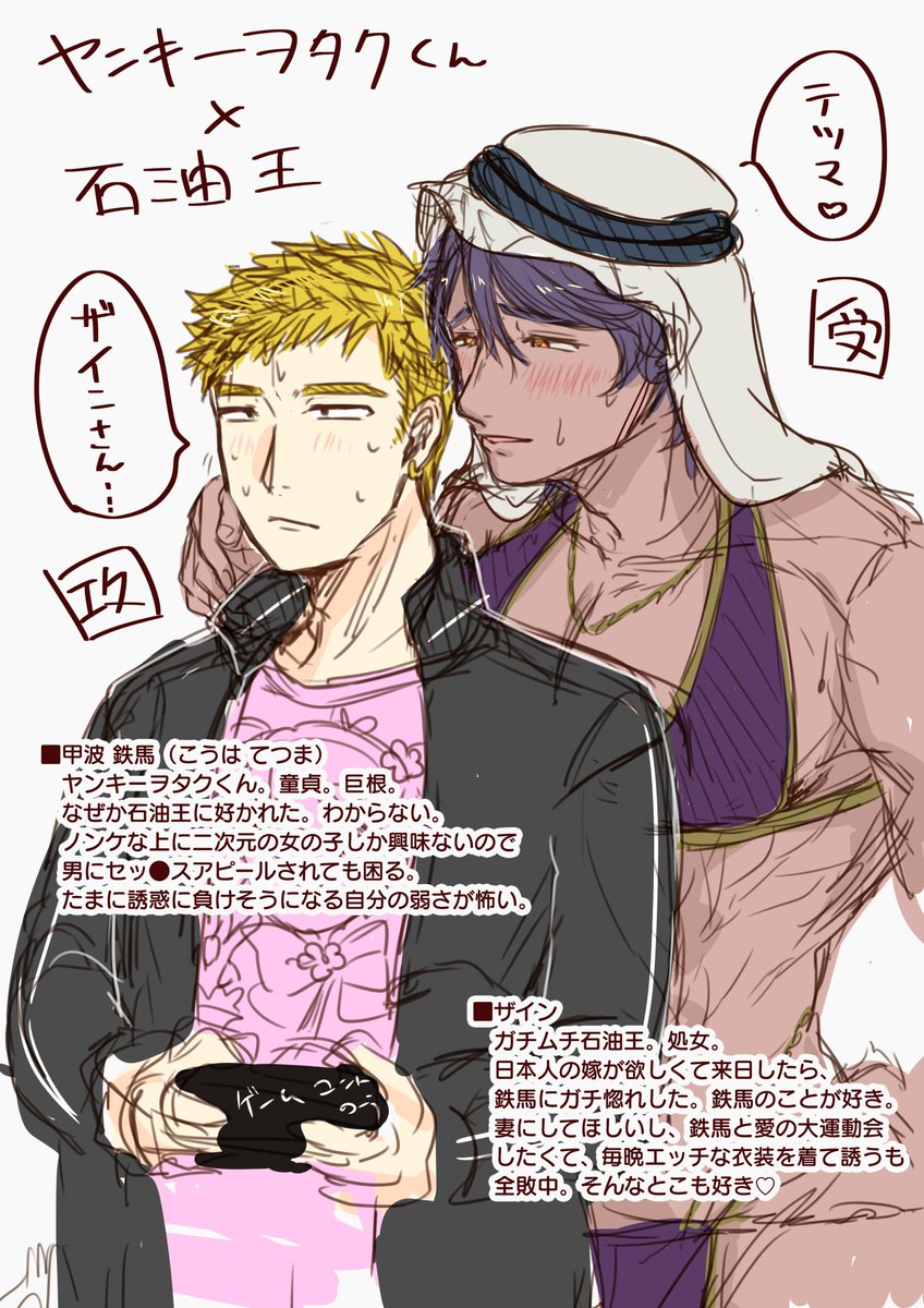 愛奈 در توییتر こういうbl考えてる 創作bl