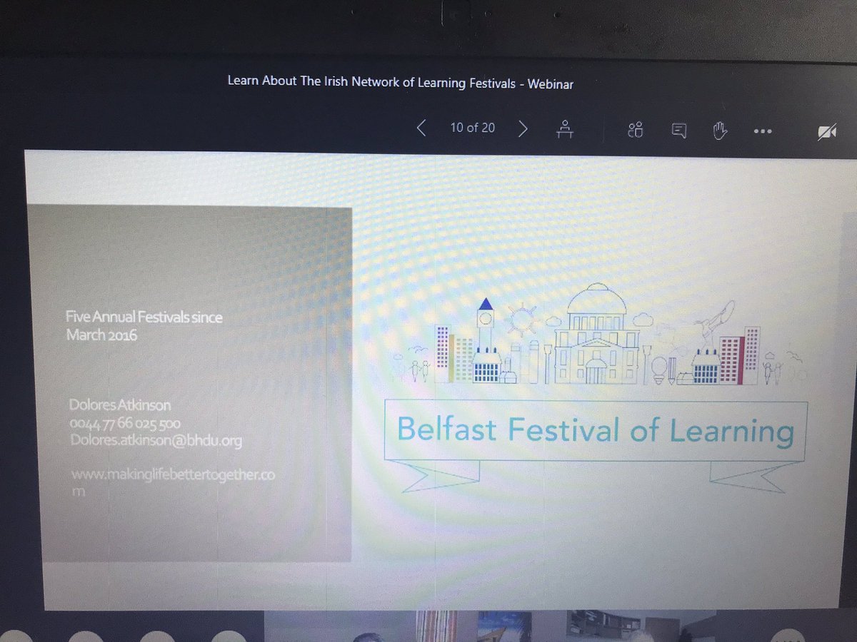 corklearning's tweet photo. Mary Coffey @BelfastLearning Belfast is putting the fun back into learning. Events include Community Based Learning- learning to live together- to overcome political history in Belfast
#corkloveslearning #globallearnfest
#UIL #learningcities
#lifelonglearning https://t.co/8GroZGTlra