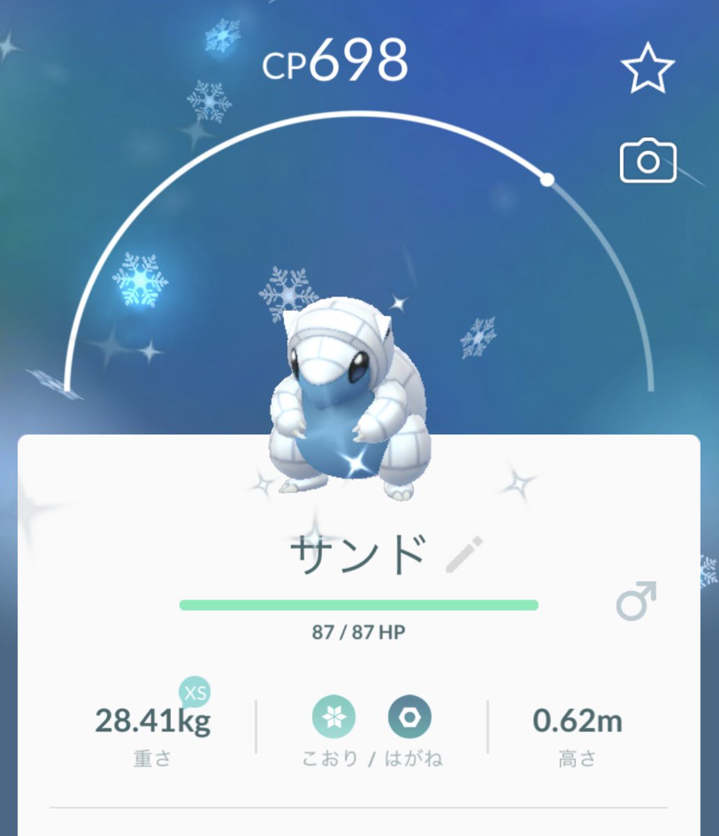 Pokegoa アローラサンド 色違い4 サンド アローラ アローラサンド 色違い Pokemongo ポケモンgo 7kmたまごから またもや動画撮ってない T Co E6auqetjrj Twitter