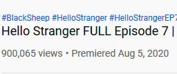 swingtime16's tweet image. #HelloStrangerEP7 just hit 900K views on youtube! We're not that far from 1M...

Congrats @Black_SheepPH @tonythesharky @imJCAlcantara @petersenvargas @mister_angst @krizgazmen @Migs_Almendras @vivoree @patrickquiroz_ @gasvicencio and the rest of the HS team!